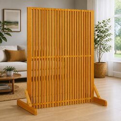 Privacy Screen Room Divider Folding Indoor Outdoor Solid Wood 79.5 x 50 x 110