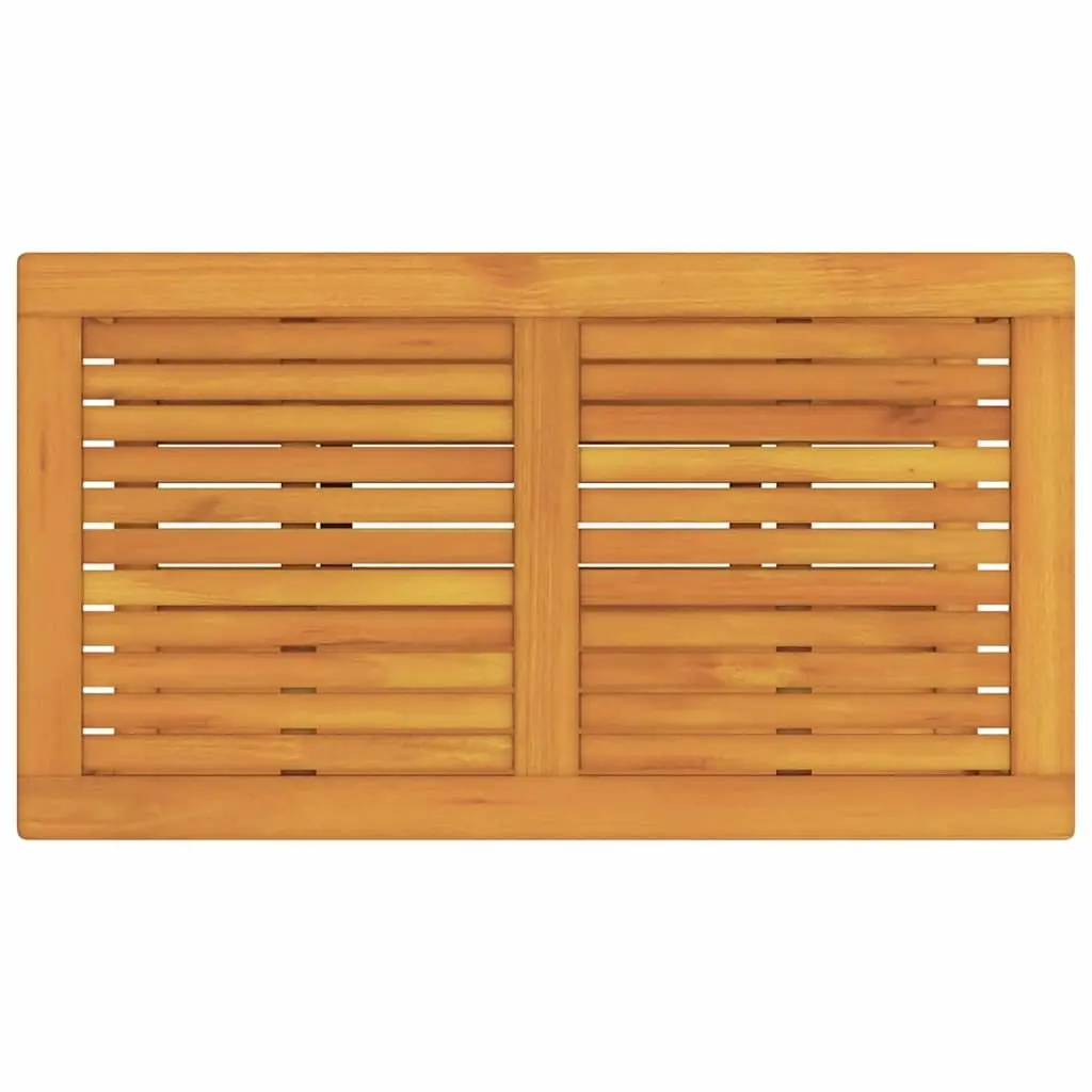 Solid Acacia Wood Side Table for Garden or Patio