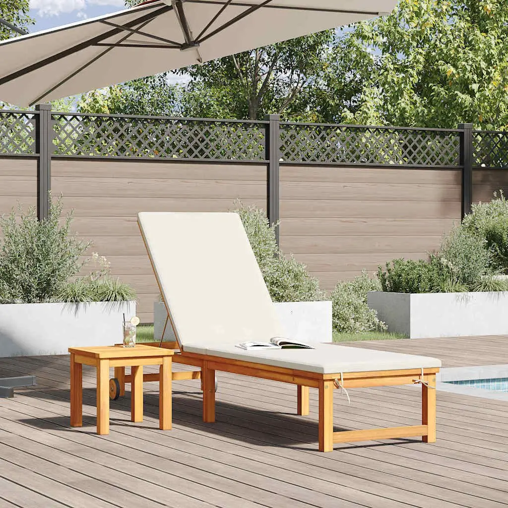 Sun Lounger Reclining Chair Outdoor Garden Patio Lounge Seat Adjustable Backrest