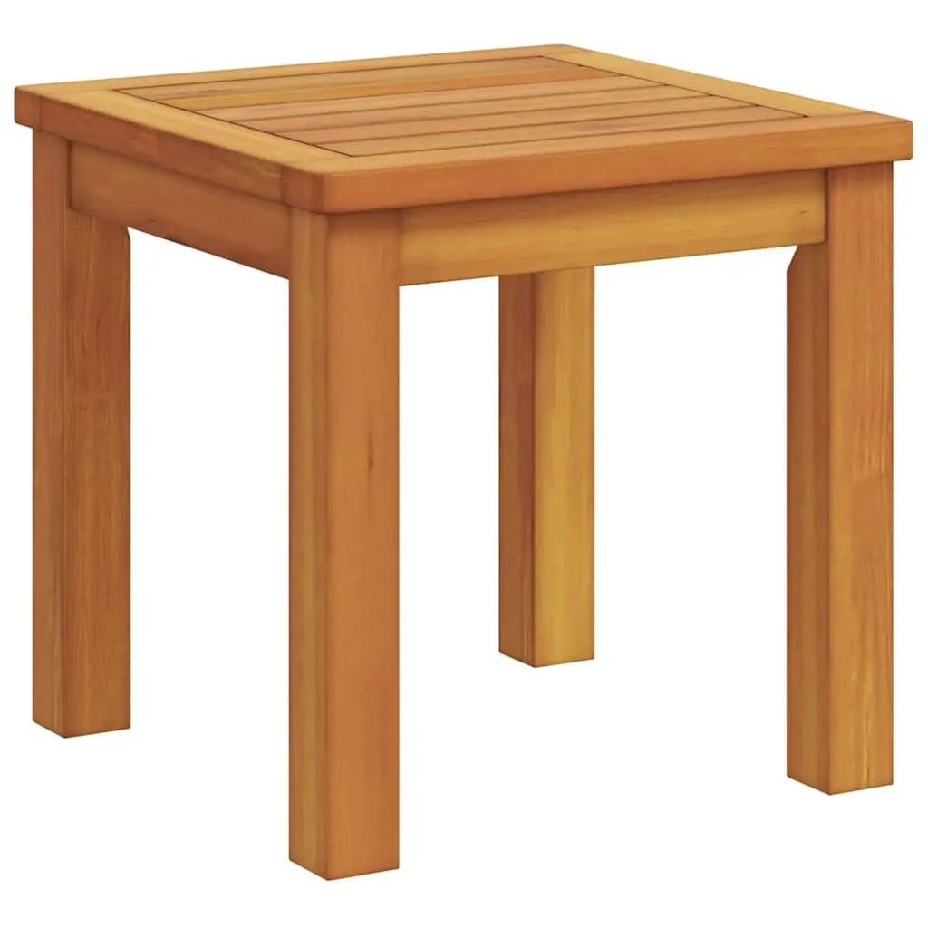 Square Side Table in Solid Acacia Wood for Indoors & Outdoors