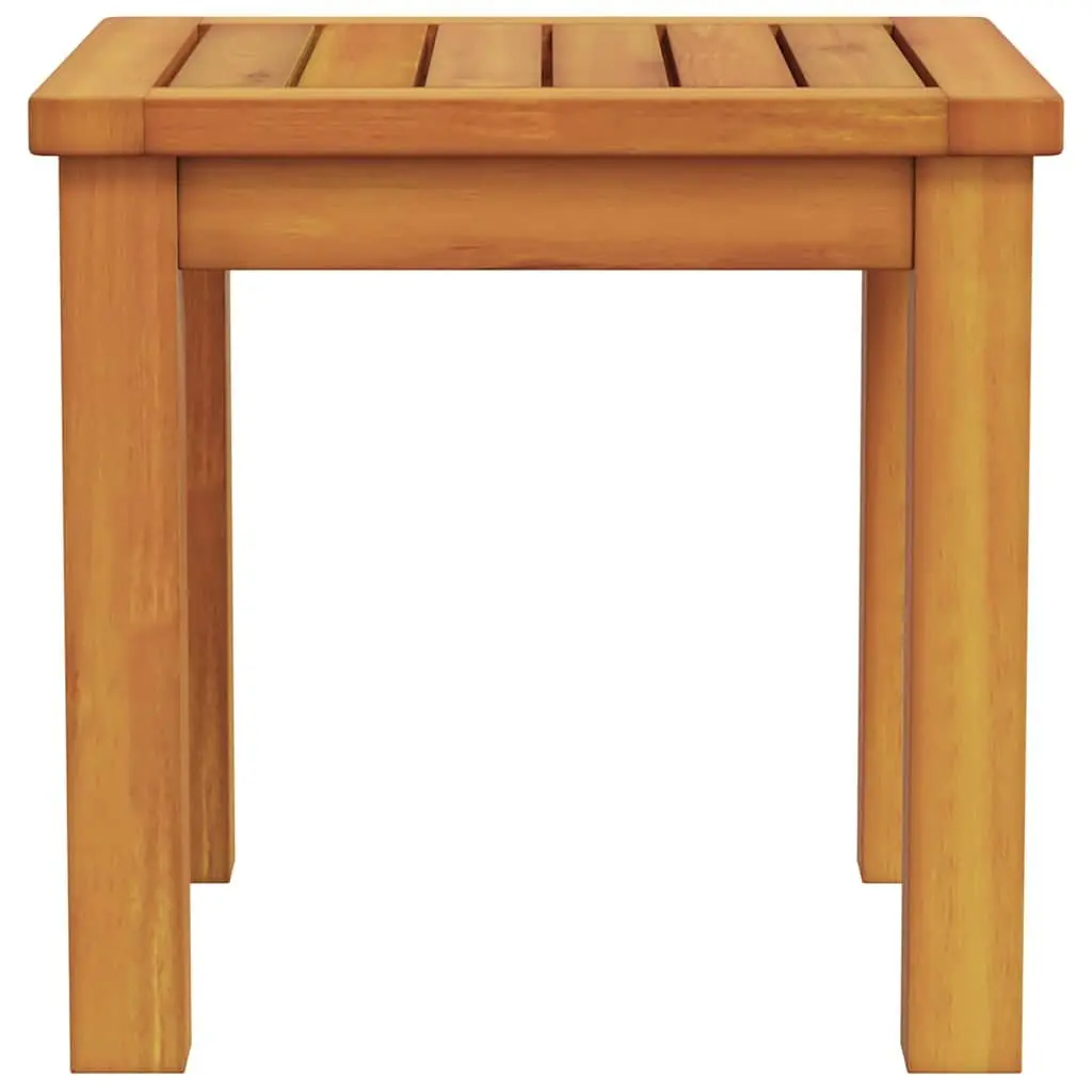 Square Side Table in Solid Acacia Wood for Indoors & Outdoors
