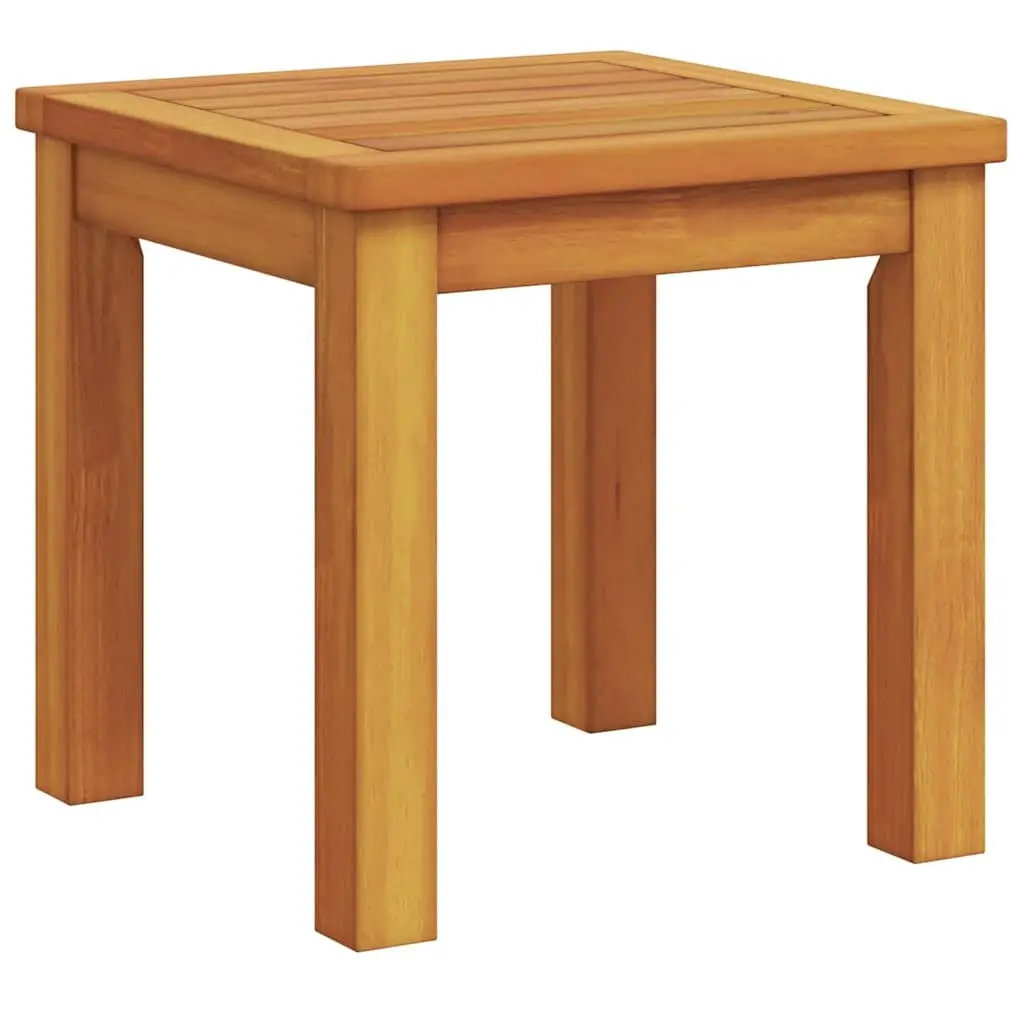 Square Side Table in Solid Acacia Wood for Indoors & Outdoors
