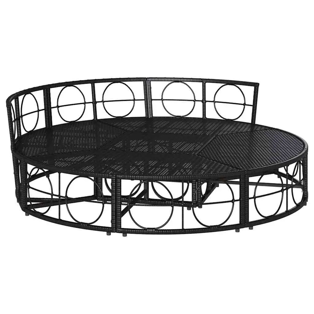 Modular Outdoor Lounge Bed with Cushions