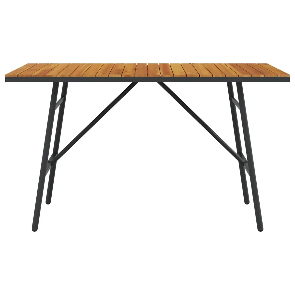 Brown Dining Table 110x55x61.5cm Solid Acacia