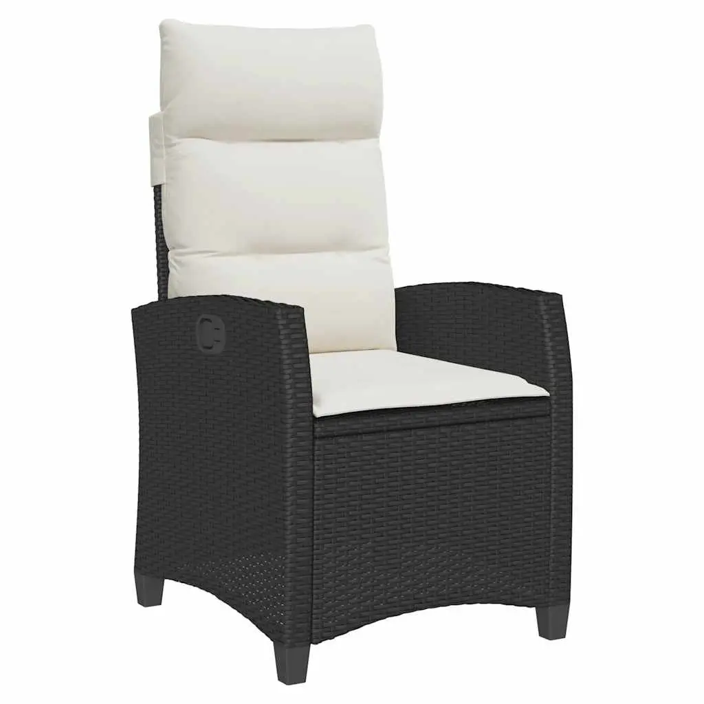 Outdoor Reclining Garden Chair with Foldable Table