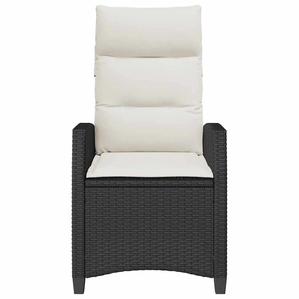 Outdoor Reclining Garden Chair with Foldable Table