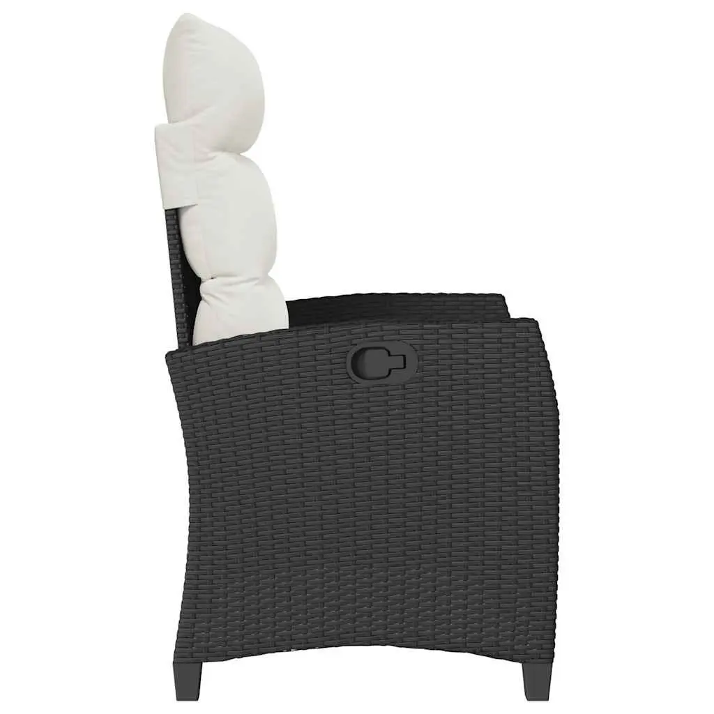 Outdoor Reclining Garden Chair with Foldable Table