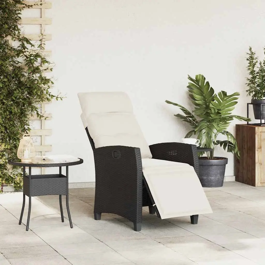 Reclining Garden Chair with Side Table