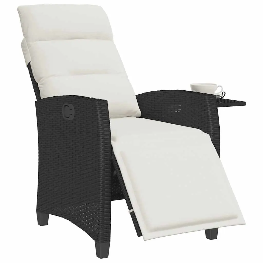 Reclining Garden Chair with Side Table