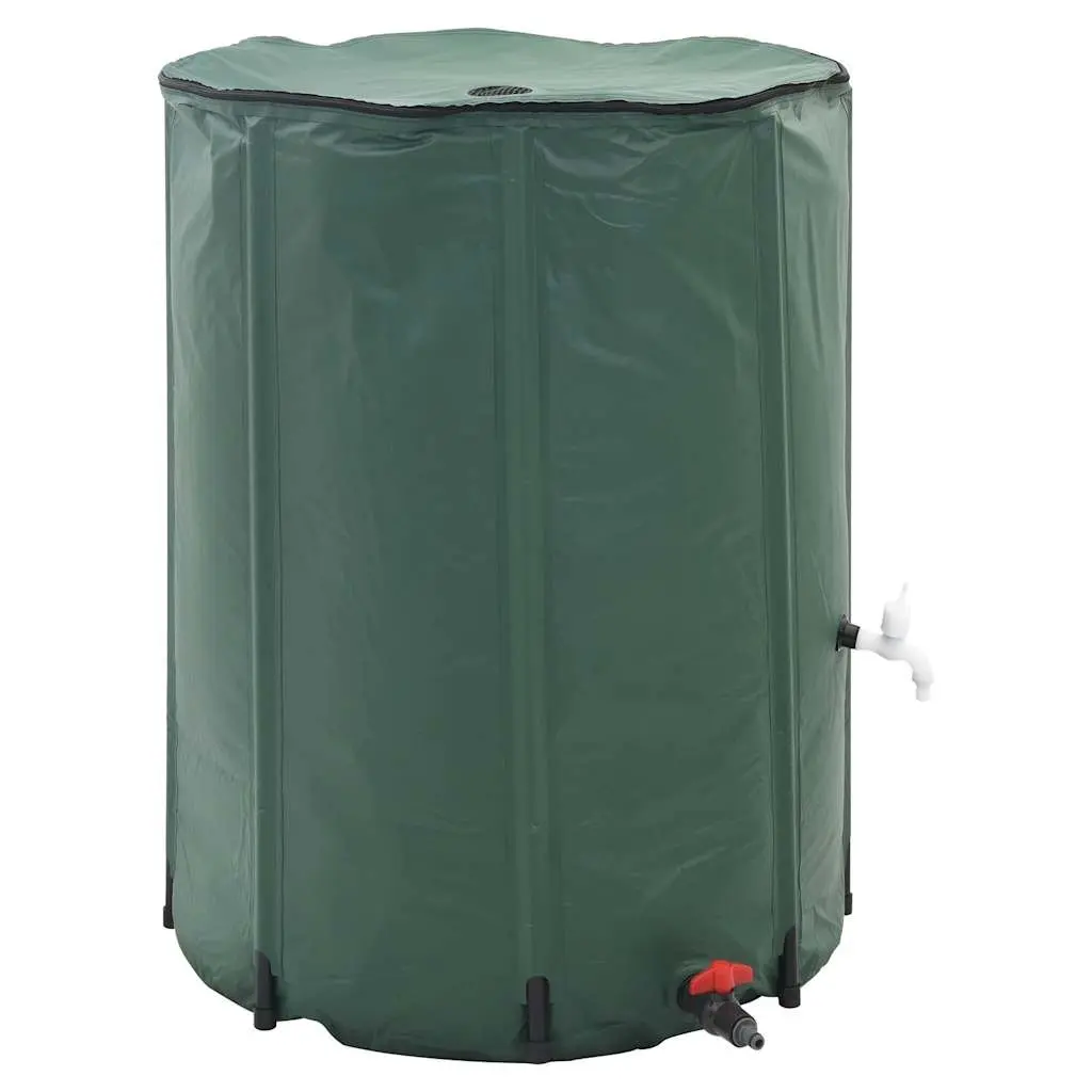 Collapsible Rain Water Tank 750L Green Garden Watering Irrigation Storage