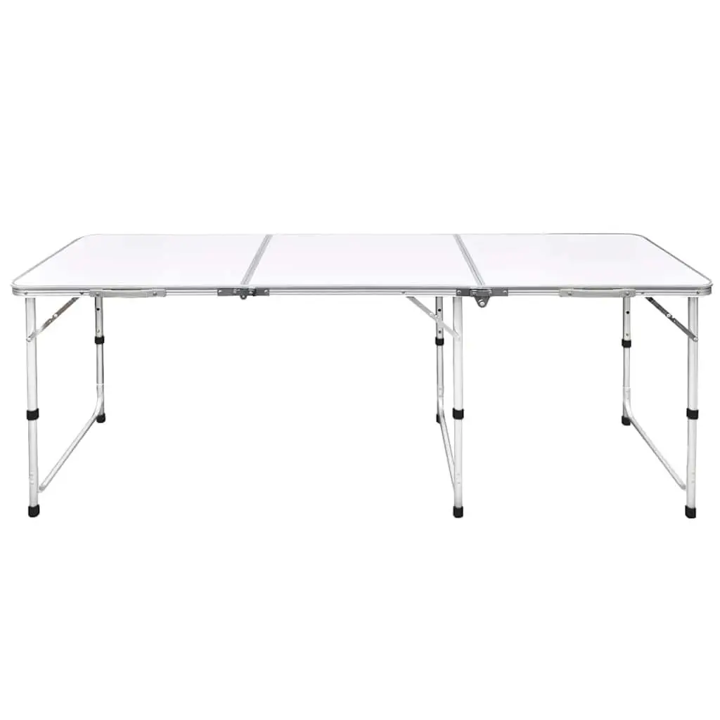 Foldable Camping Table with Adjustable Height