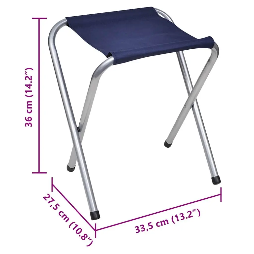 Foldable Camping Table with 6 Stools