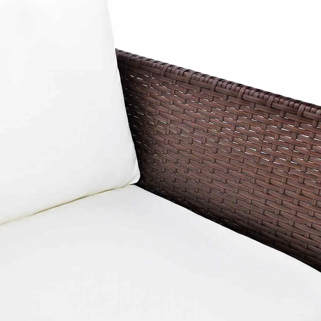 3 Piece Outdoor Lounge Set with Cushions