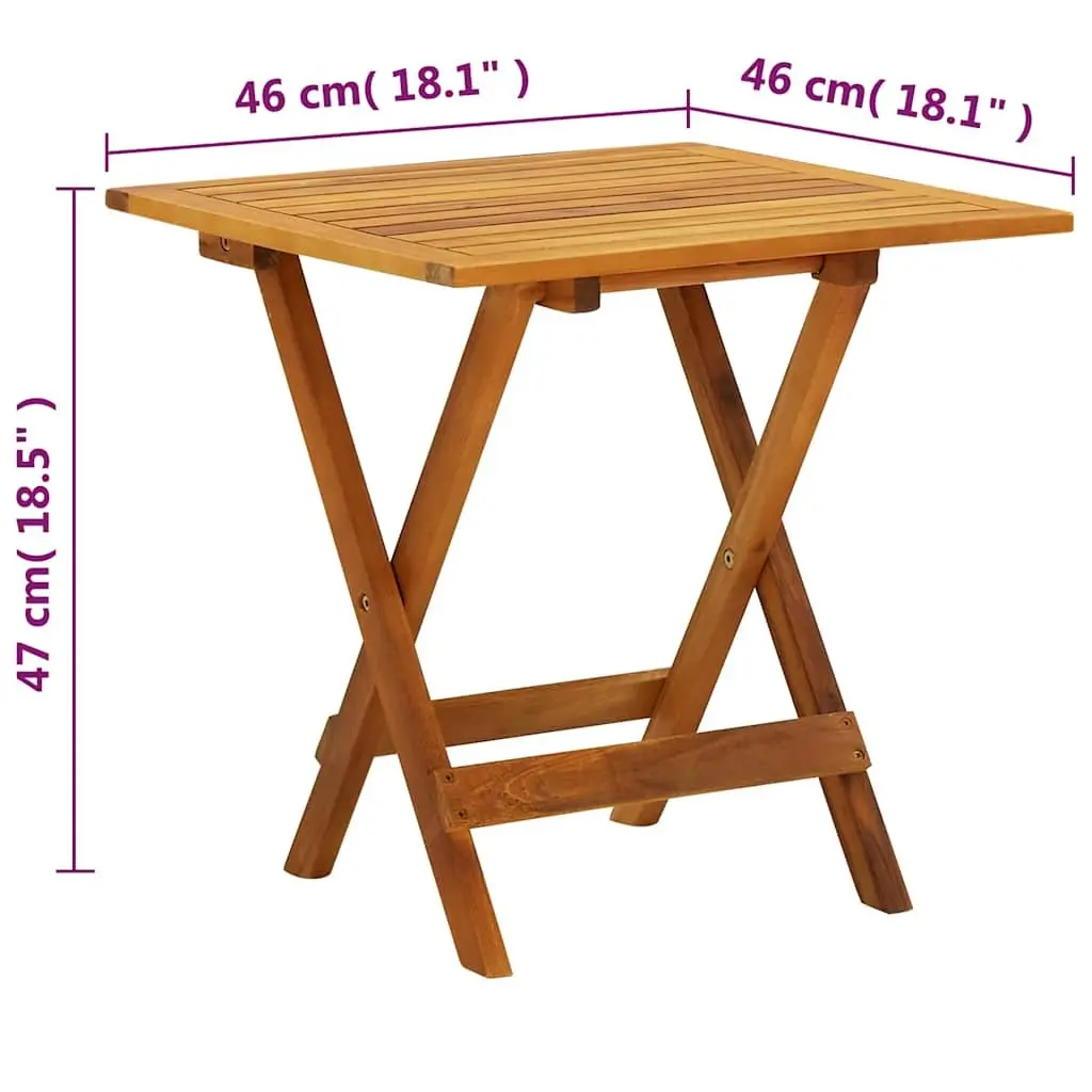 Folding Bistro Table for Indoor & Outdoor