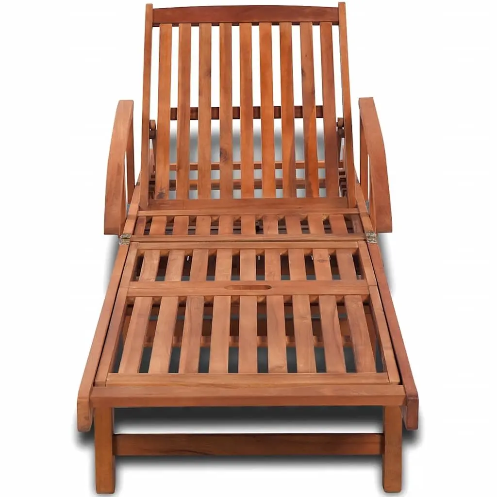 Adjustable Backrest Sun Lounger for Outdoor Spaces