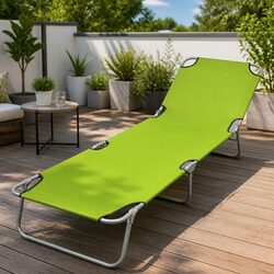 Adjustable Sun Lounger for Outdoor Comfort and Durability
