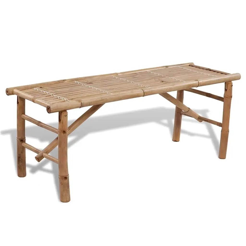 Foldable Outdoor Beer Table with 2 Benches 100 cm