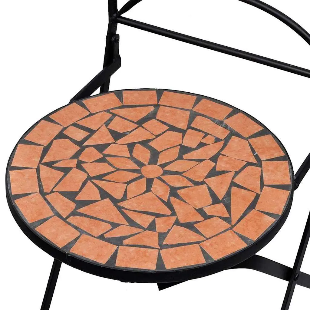 Folding Bistro Chairs 2 pcs for Outdoor Use