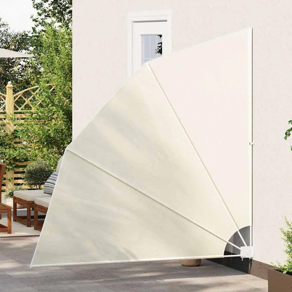Cream Collapsible Side Awning 210x210cm