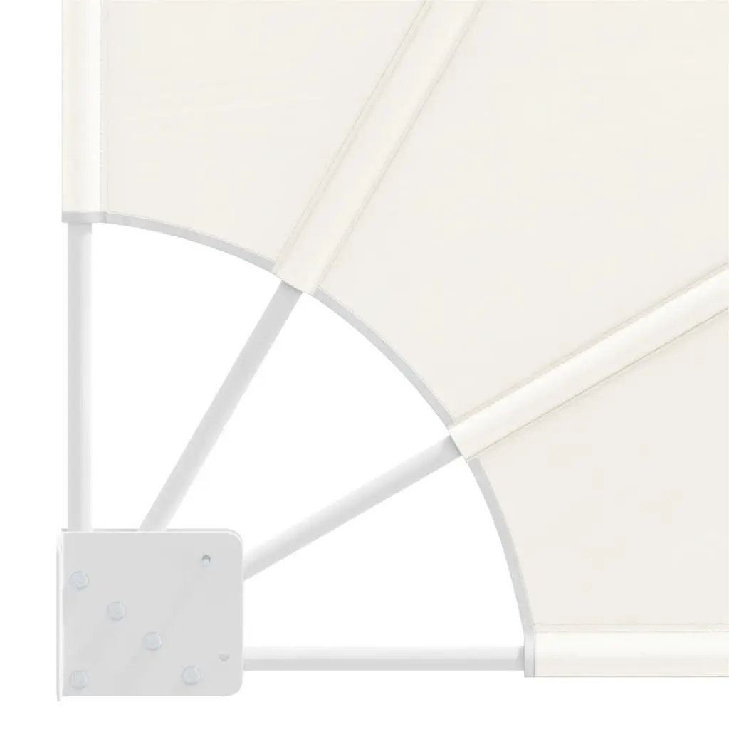 Cream Collapsible Side Awning 210x210cm