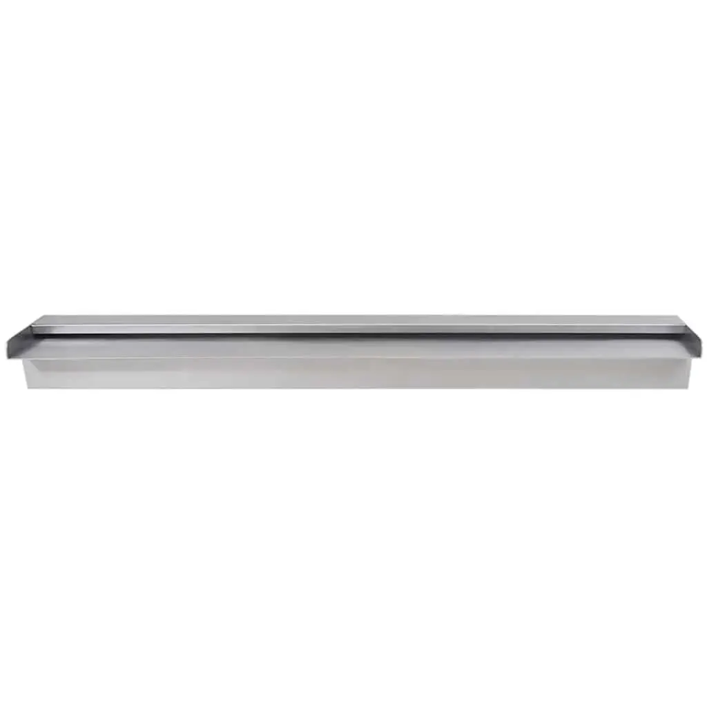 Silver Rectangular Waterfall Fountain for Pools