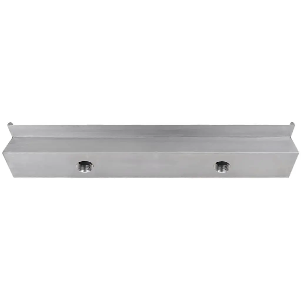 Silver Rectangular Waterfall Fountain for Pools