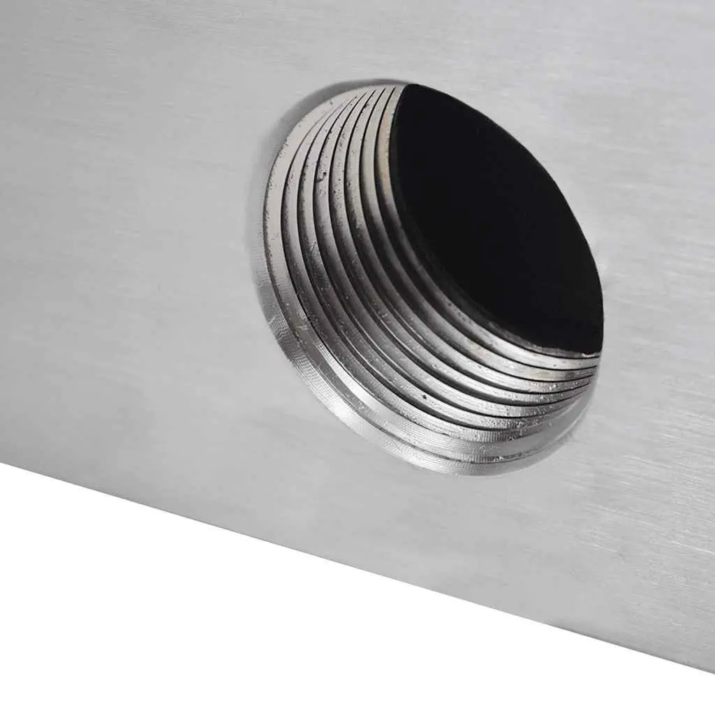 Silver Rectangular Waterfall Fountain for Pools