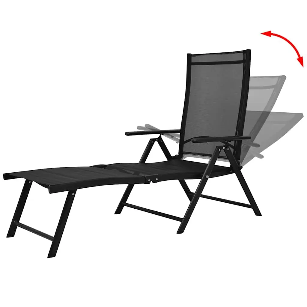 Folding Sun Lounger for Outdoor Use