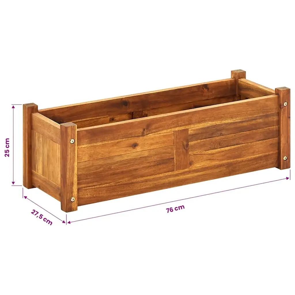 Wooden Planter Box for Garden or Balcony
