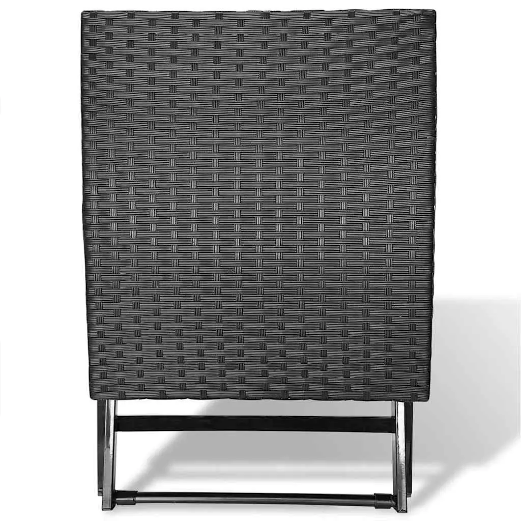 Folding Stool with Durable Rattan Seat