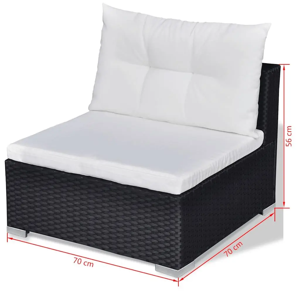 10-Piece Garden Lounge Set with Durable Build