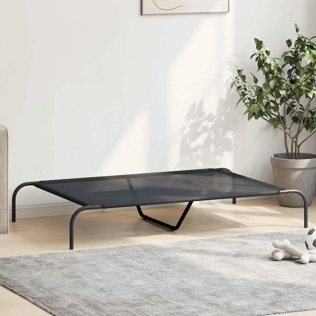Elevated Dog Bed with Steel Frame and Mesh Surface