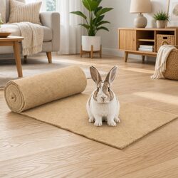 Hemp Mat for Small Pets - Durable Brown 0.5x5m