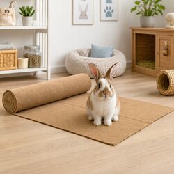 Premium Hemp Mat for Small Animal Cages 1x5 m