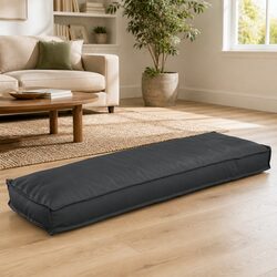 Anthracite Cushion 120 x 40 x 8 cm Oxford Fabric Sofa Seat