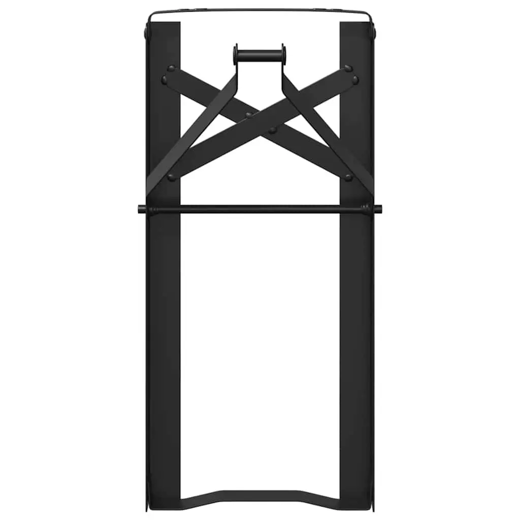 Beer Bench Legs Powder-Coated Steel Indoor Bench Support Black