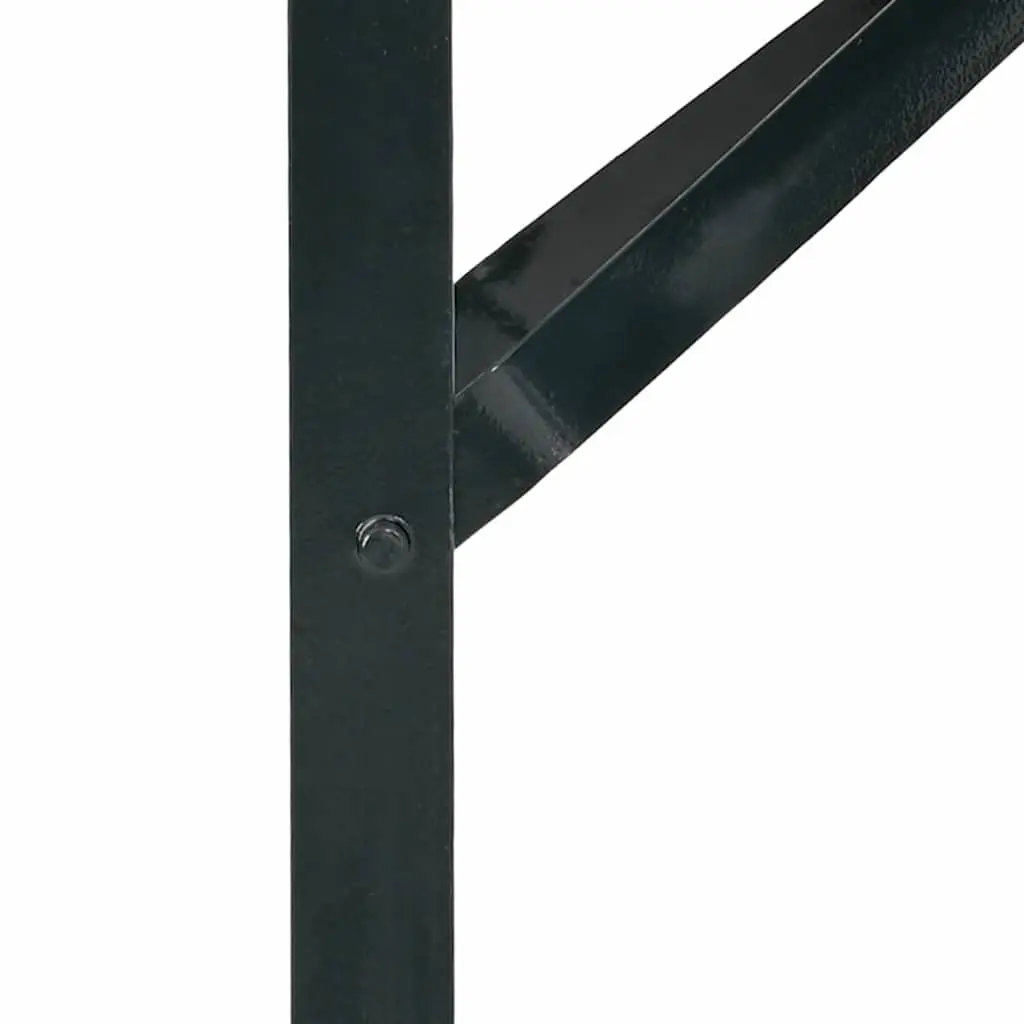 Beer Bench Legs Powder-Coated Steel Indoor Bench Support Black