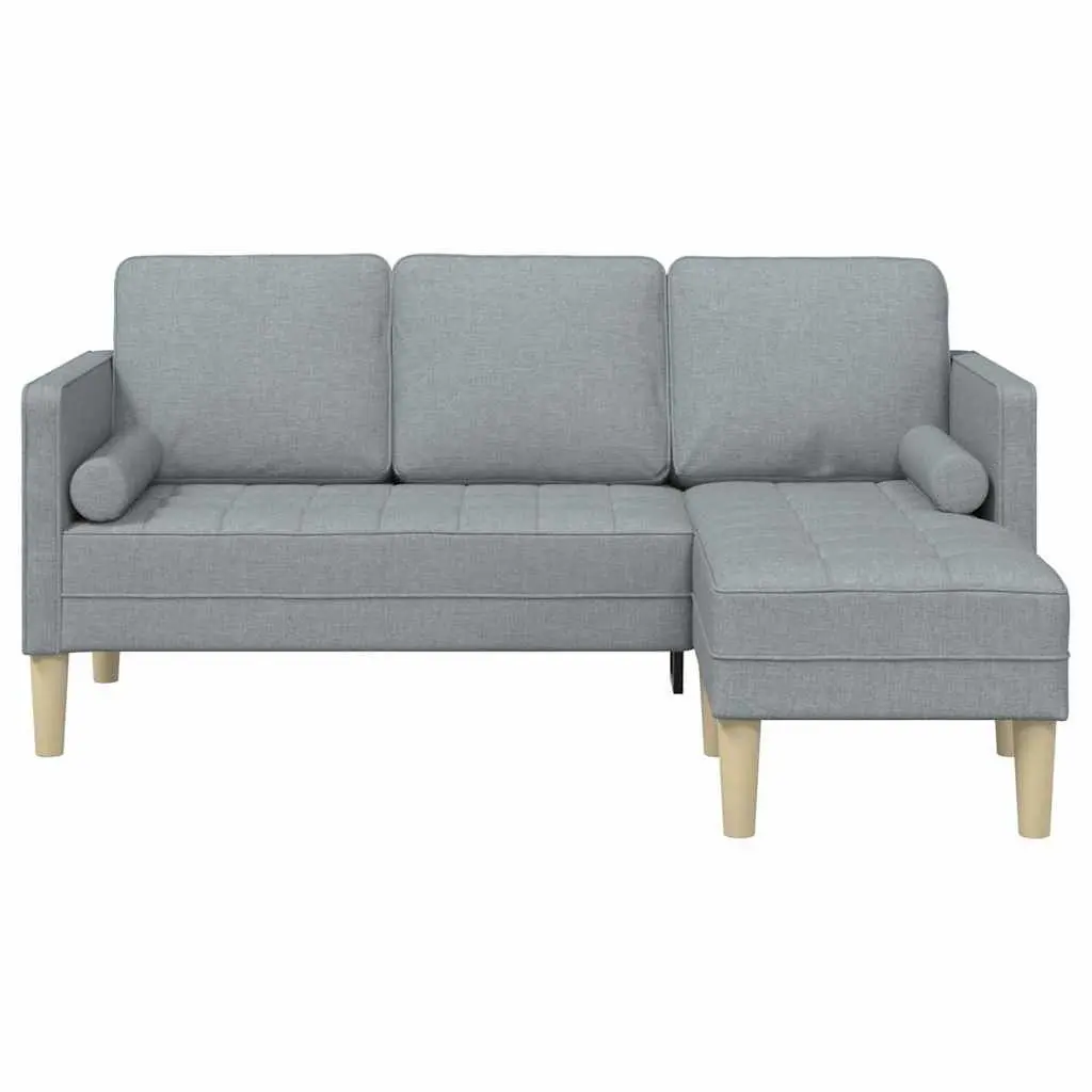 Light Grey Modular Sofa Set with Durable Build