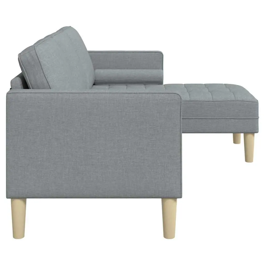 Light Grey Modular Sofa Set with Durable Build