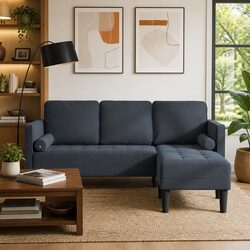 Durable Grey Modular Sofa Set with Comfortable Cushions