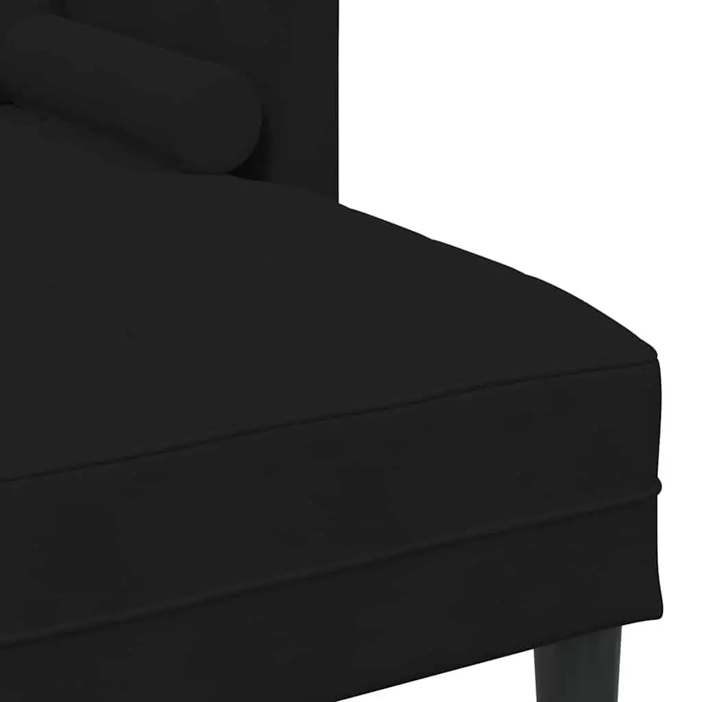 Black Modular Sofa Set with Cushion Modern Living Room Sectional Couch