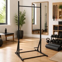 Sturdy Adjustable Pull-Up Bar Station for Home Workouts
