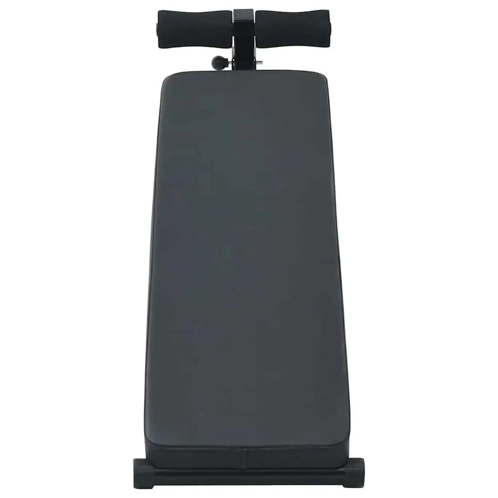 Black Adjustable Sit Up Bench for Home Workouts