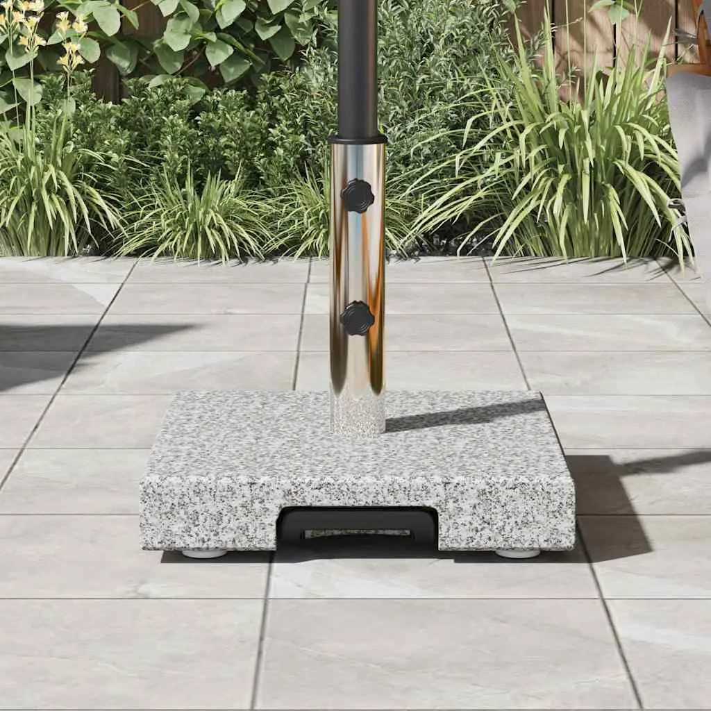 Granite Outdoor Umbrella Stand 41 x 41 x 37 cm Grey