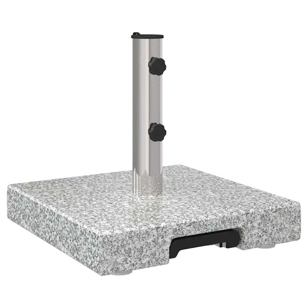 Granite Outdoor Umbrella Stand 41 x 41 x 37 cm Grey