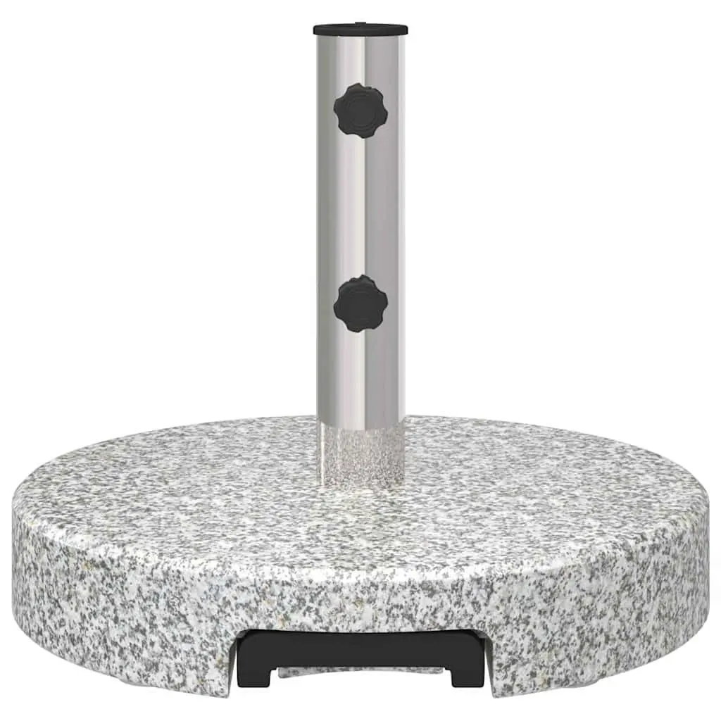 Granite Weighted Parasol Base with Wheels for Stability
