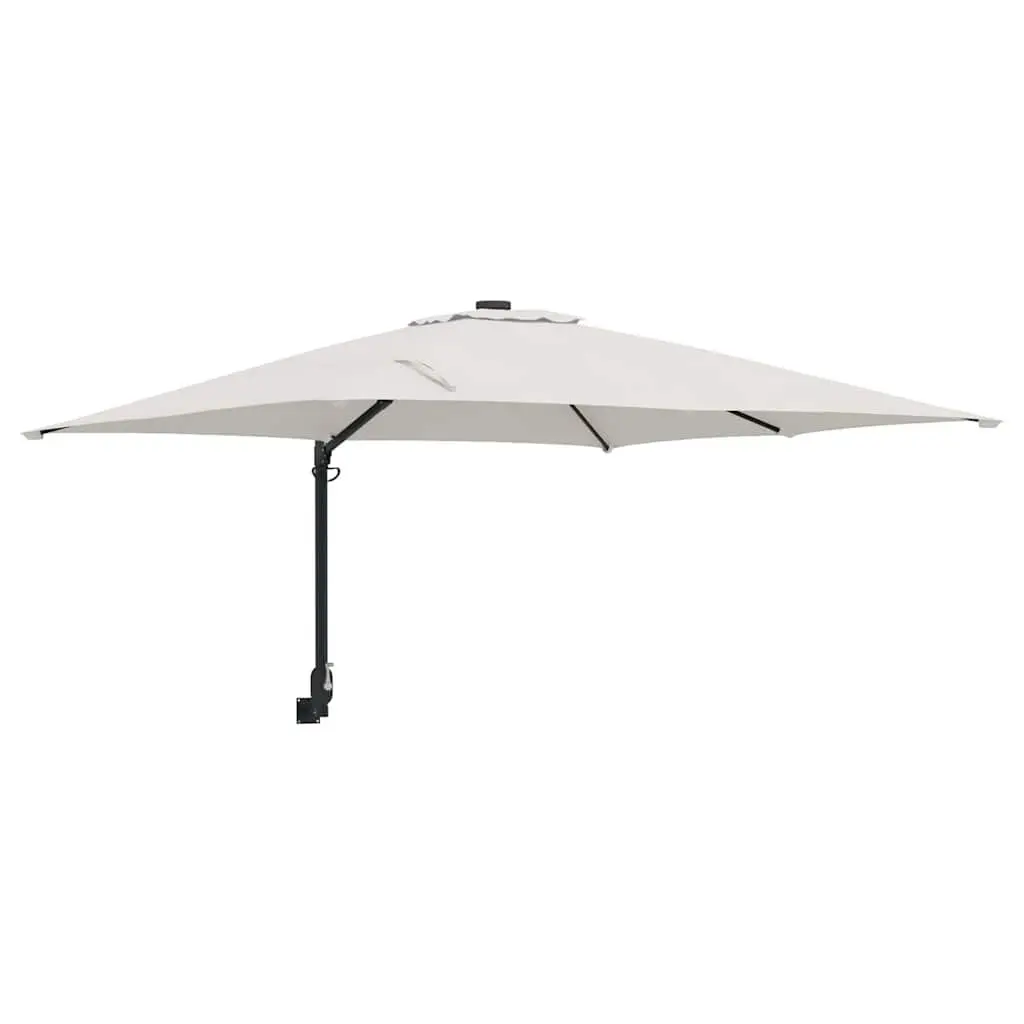 Garden Parasol with Tilting Canopy for Outdoor Use 248.5cm Brown