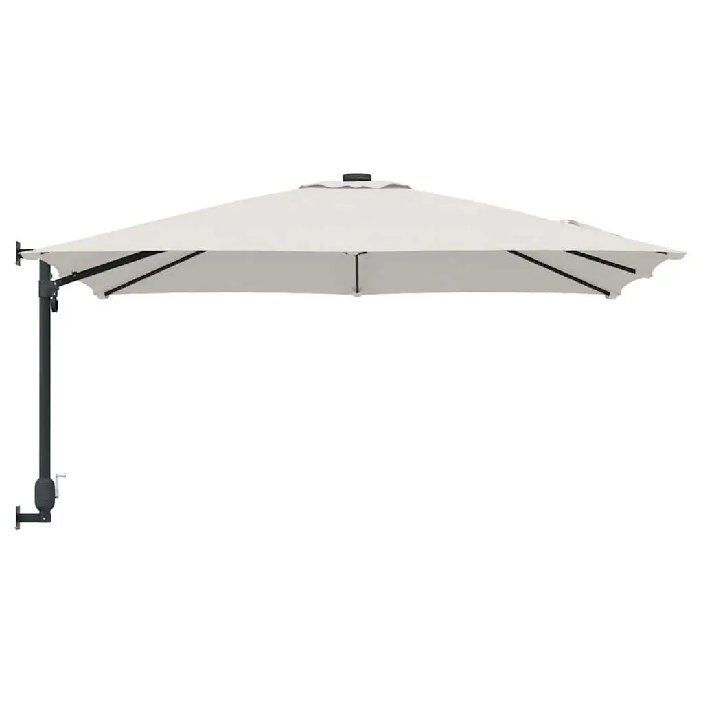 Garden Parasol with Tilting Canopy for Outdoor Use 248.5cm Brown