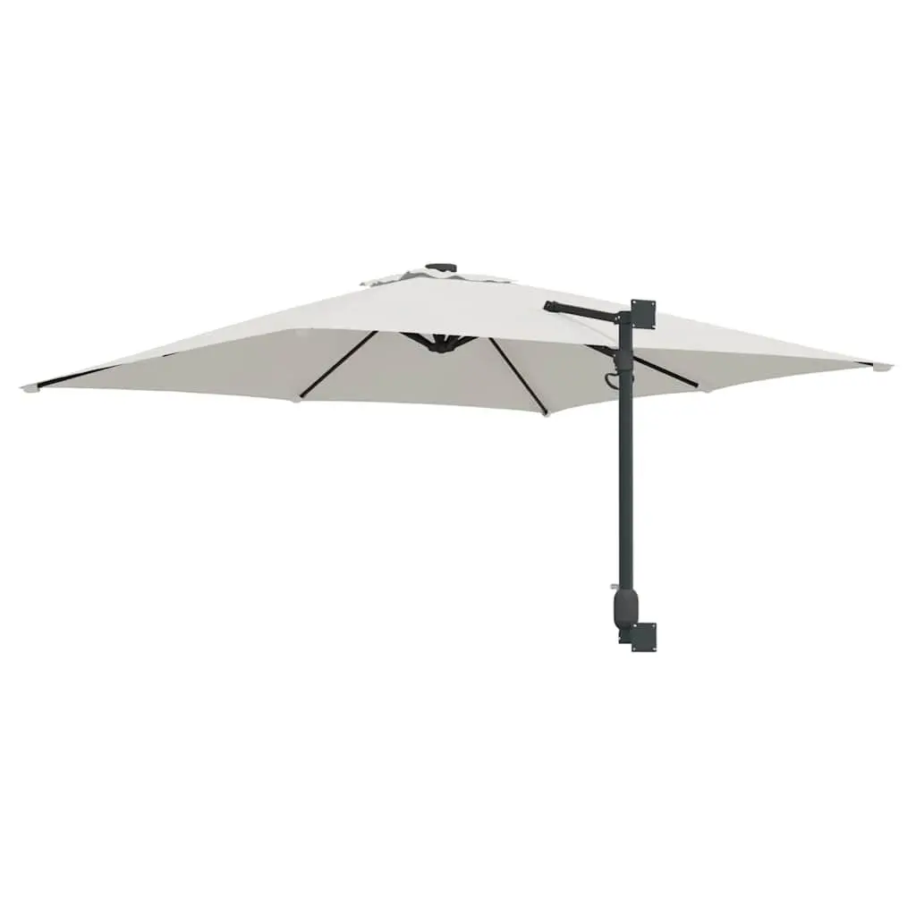 Garden Parasol with Tilting Canopy for Outdoor Use 248.5cm Brown