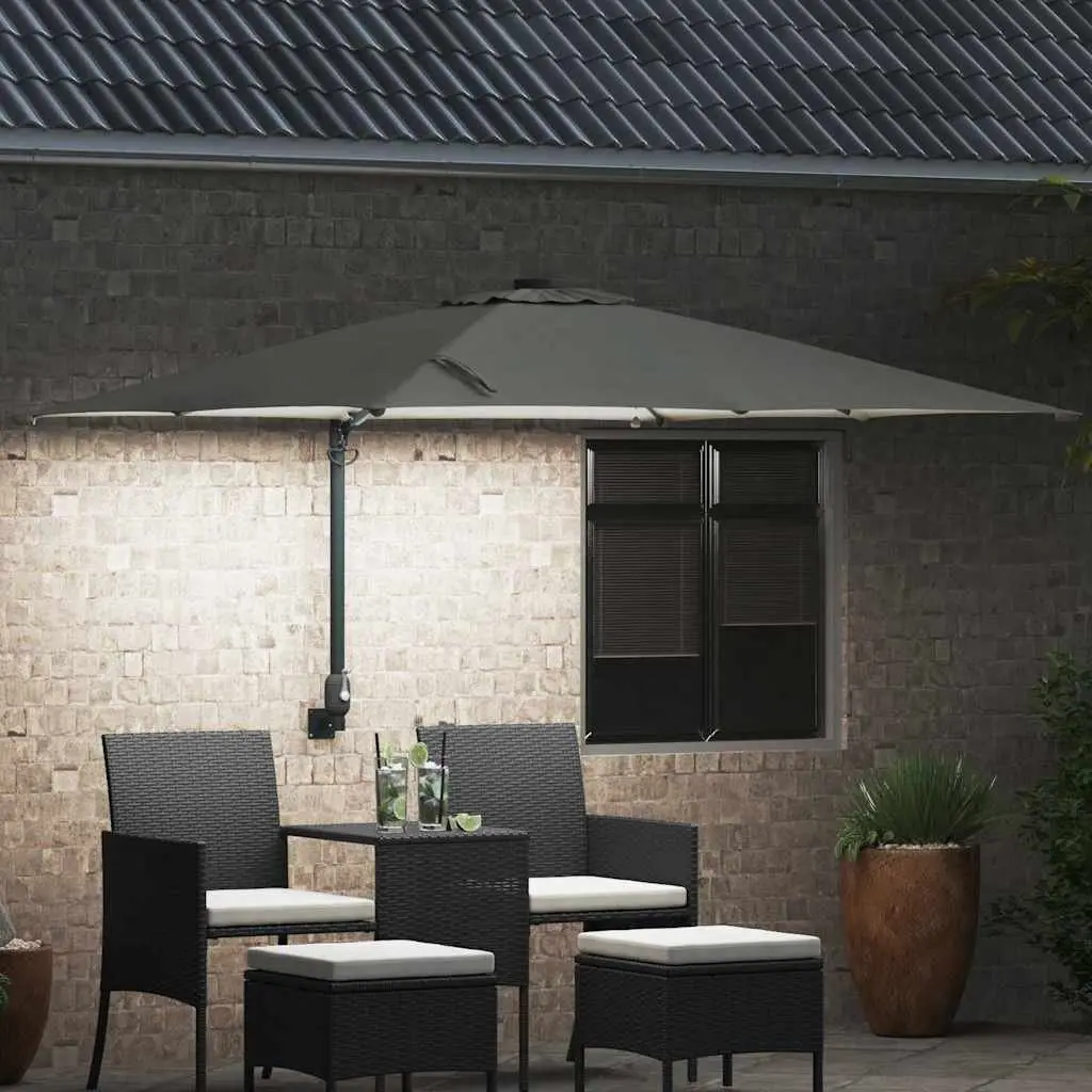 Cantilever Umbrella with LED Lights